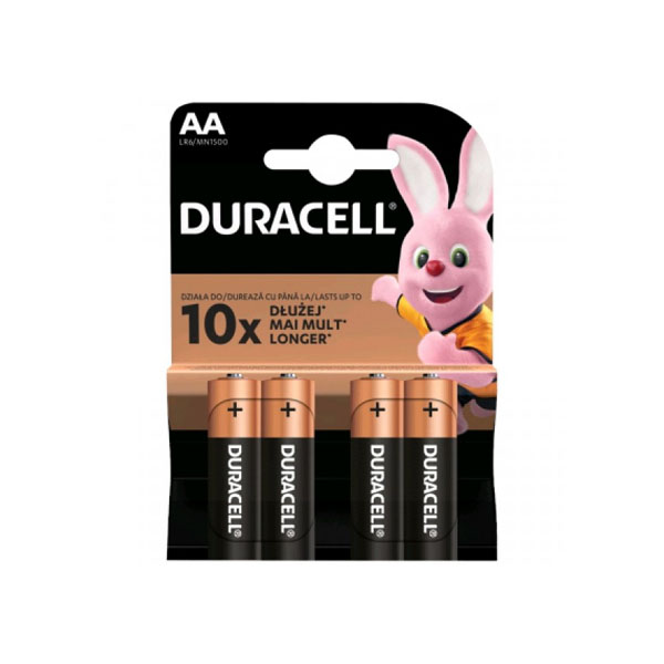 Alkalne baterije Duracell AA4 1.5V